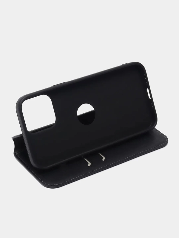 Кожаный чехол-книжка на iPhone 11 /  12 Pro Max / 13 Pro Max 14 Plus кошелек айфон
