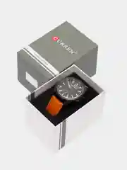 Карамельный наручные часы Curren 8379, мужские, в подарочной упаковке