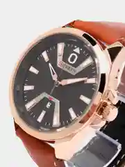 Шоколадный наручные часы Curren 8379, мужские, в подарочной упаковке