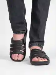 Черный сланцы мужские, 2 цвета