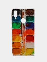 Силиконовый чехол на Xiaomi Redmi Note 7 / Сяоми Редми Нот 7 прозрачный, с рисунком