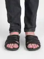 Черный сланцы мужские, 2 цвета