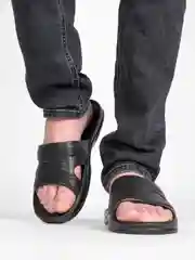 Черный сланцы мужские, 2 цвета