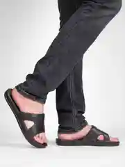Черный сланцы мужские, 2 цвета