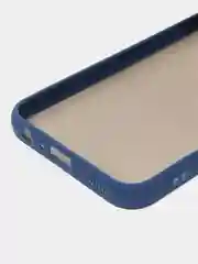 Синий чехол для Samsung Galaxy A24, Самсунг Галакси А24, пластиковый, матовый, с цветными кнопками