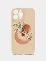 Бежевый чехол для iPhone 11 / 12 / XR 13 Pro Max силиконовый айфон про макс