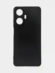 Чехол для Realme C55 / Реалми С55, силиконовый, матовый, черный