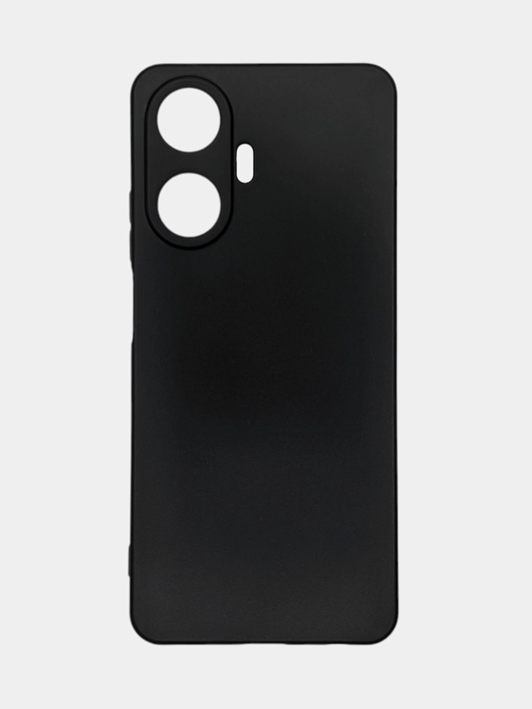 Чехол для Realme C55 / Реалми С55, силиконовый, матовый, черный