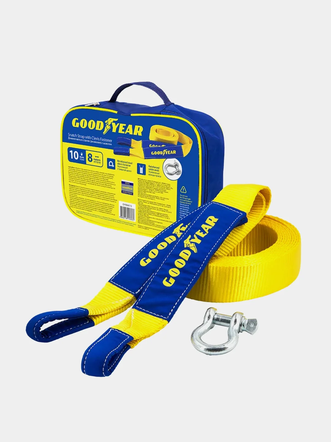 Динамическая стропа Goodyear, с шаклом, рывковая