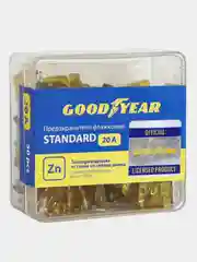 Набор флажковых пластиковых предохранителей Goodyear стандарт, 50 штук (20А)