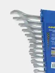 Набор ключей комбинированных Goodyear, 12 штук, в пластиковом холдере