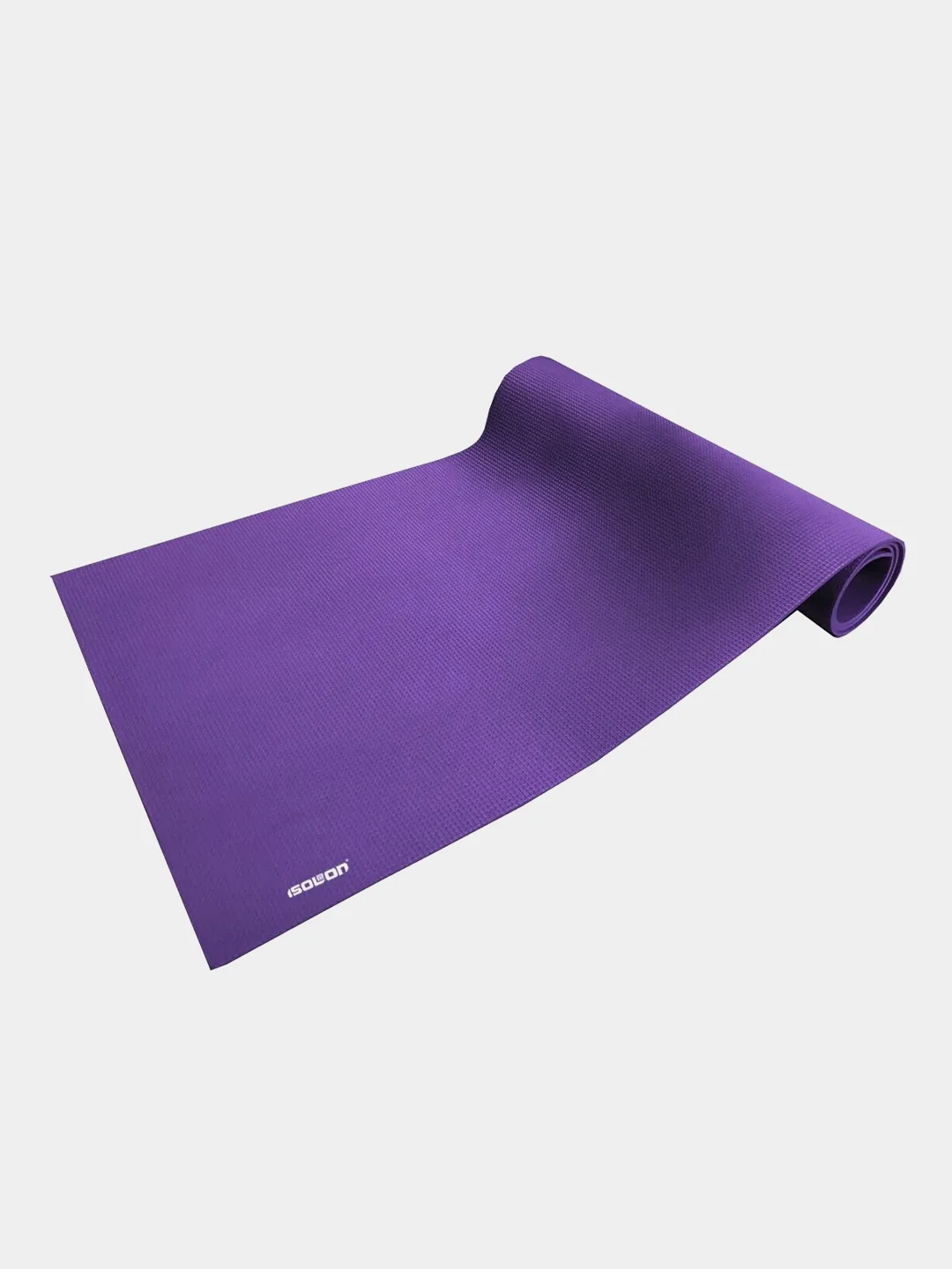 Фиолетовый коврик спортивный для зарядки, фитнеса, йоги Isolon Sport 5, 180х60 см