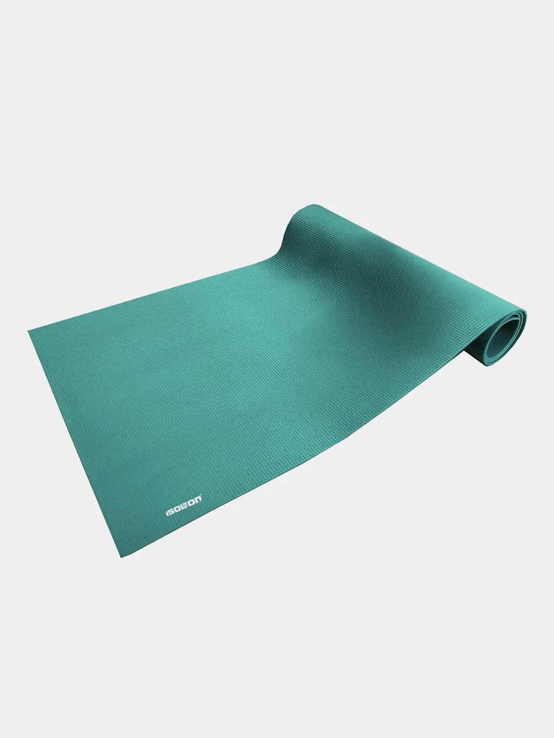 Лесной зеленый коврик спортивный для зарядки, фитнеса, йоги Isolon Sport 5, 180х60 см