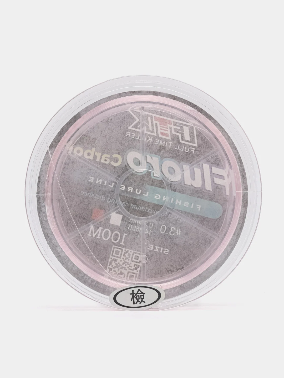 Розовый леска рыболовная нейлоновая FluoroCarbon, 100 м