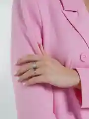 Кольца со звездой, парные, 2 штуки