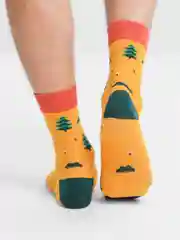 Носки с принтом "Лес"