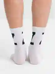 Белый носки с символом Z
