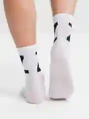 Белый носки с символом Z
