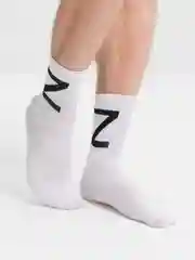 Белый носки с символом Z