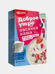 Каша овсяная Увелка "Ассорти с ягодами и молоком", 6х40 г