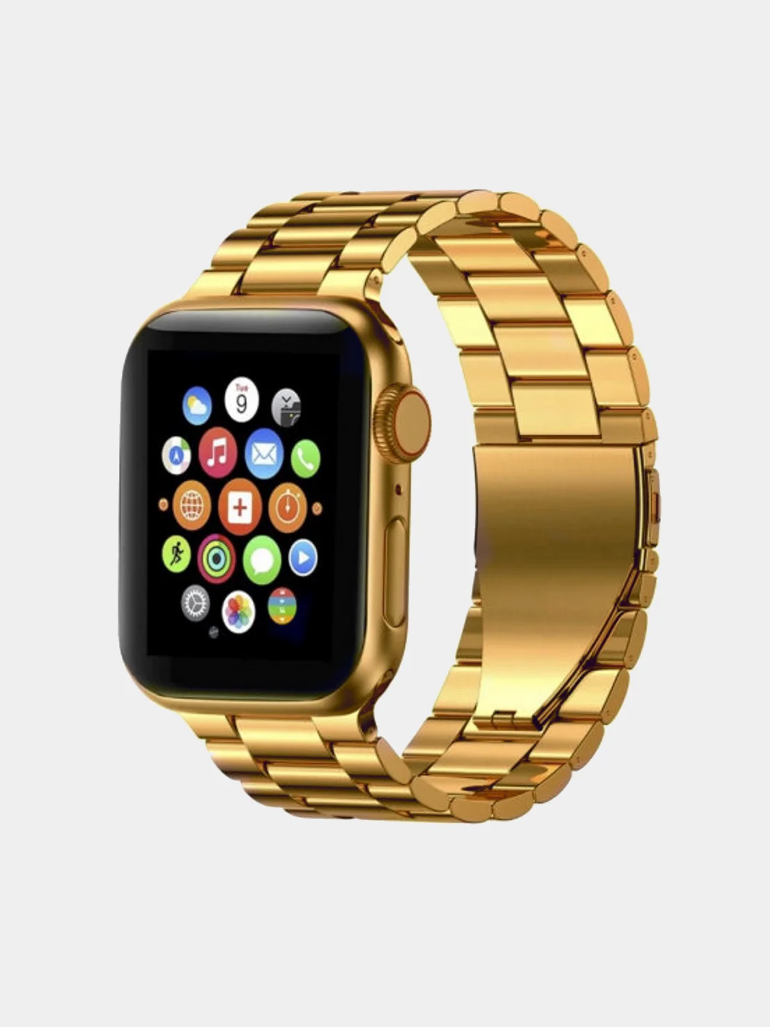 Золотой ремешок Apple Watch, стальной
