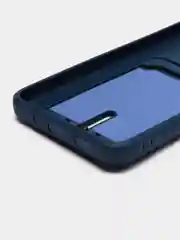 Синий чехол для Xiaomi Redmi 12C, Сяоми Редми 12С силиконовый, с карманом для карты