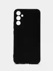 Угольный чехол для Samsung Galaxy A34, Самсунг Галакси А34, силиконовый, матовый, черный