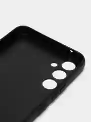 Угольный чехол для Samsung Galaxy A34, Самсунг Галакси А34, силиконовый, матовый, черный