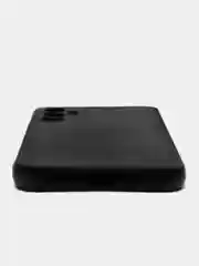 Угольный чехол для Samsung Galaxy A34, Самсунг Галакси А34, силиконовый, матовый, черный