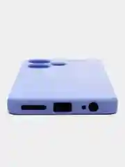 Лавандовый чехол для Infinix Hot 30, Инфиникс Хот 30, силиконовый