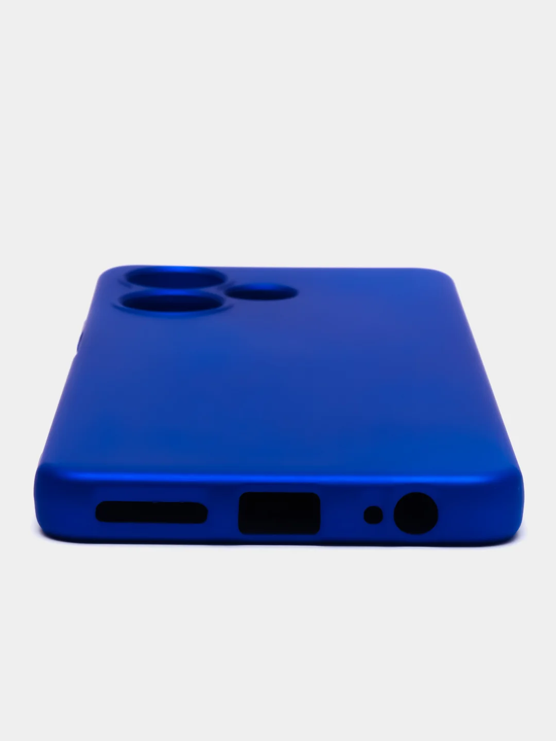 Синий чехол для Infinix Hot 30, Инфиникс Хот 30, силиконовый