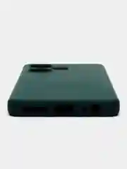 Тёмно-зелёный чехол для Infinix Hot 30, Инфиникс Хот 30, силиконовый