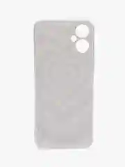 Кремовый чехол на Tecno Spark 9 Pro / Текно Спарк 9 Про прозрачный, с рисунком, защита камеры