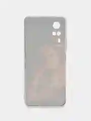 Разноцветный силиконовый чехол на Vivo Y31/Y53s 4G / Виво Y31 прозрачный, с рисунком, защита камеры