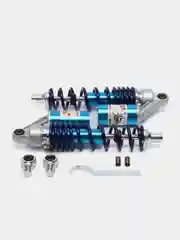 Амортизаторы Альфа, Минск, 2 шт, газовые с подкачкой, синие, d12 х 340 мм