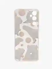 Слоновая кость чехол на Tecno Pova Neo 2 / Текно Пова Нео 2 прозрачный, с рисунком, защита камеры