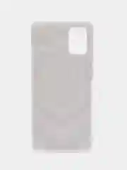 Кремовый чехол на Samsung Galaxy A71 4G / Самсунг А71 4G прозрачный, с рисунком, защита камеры