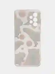Терракотовый чехол на Samsung Galaxy A33 5G / Галакси А33 5G прозрачный, с рисунком, защита камеры