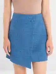 Голубой юбка женская