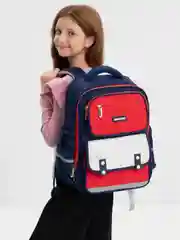 Красный рюкзак школьный, ранец, портфель