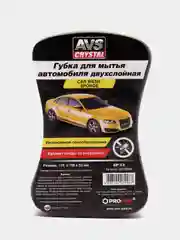 Губка поролоновая AVS, двухслойная, 170 x 108 х 53 мм