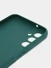 Тёмно-зелёный чехол для Samsung Galaxy A14 / Самсунг Галакси А14, силиконовый, матовый