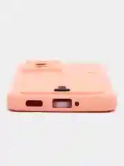 Коралловый чехол для Poco F5 Pro / Поко Ф5 Про, силиконовый, с карманом для карты