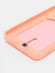 Коралловый чехол для Poco F5 Pro / Поко Ф5 Про, силиконовый, с карманом для карты