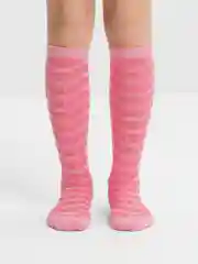 Коралловый гольфы белые цветные детские летние с рельефным рисунком (ажурные) ЮстаТекс