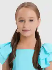 Серый серьги "Гуси"