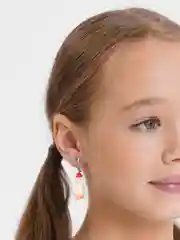 Серый серьги "Гуси"