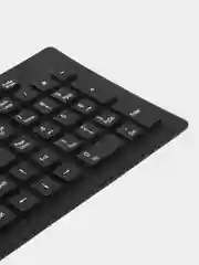 Угольный комплект Microsoft: беспроводная клавиатура и мышь, русская раскладка