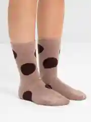 Коричневый женские зимние носки