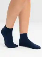 Синий носки короткие, унисекс, носки белые, носки черные